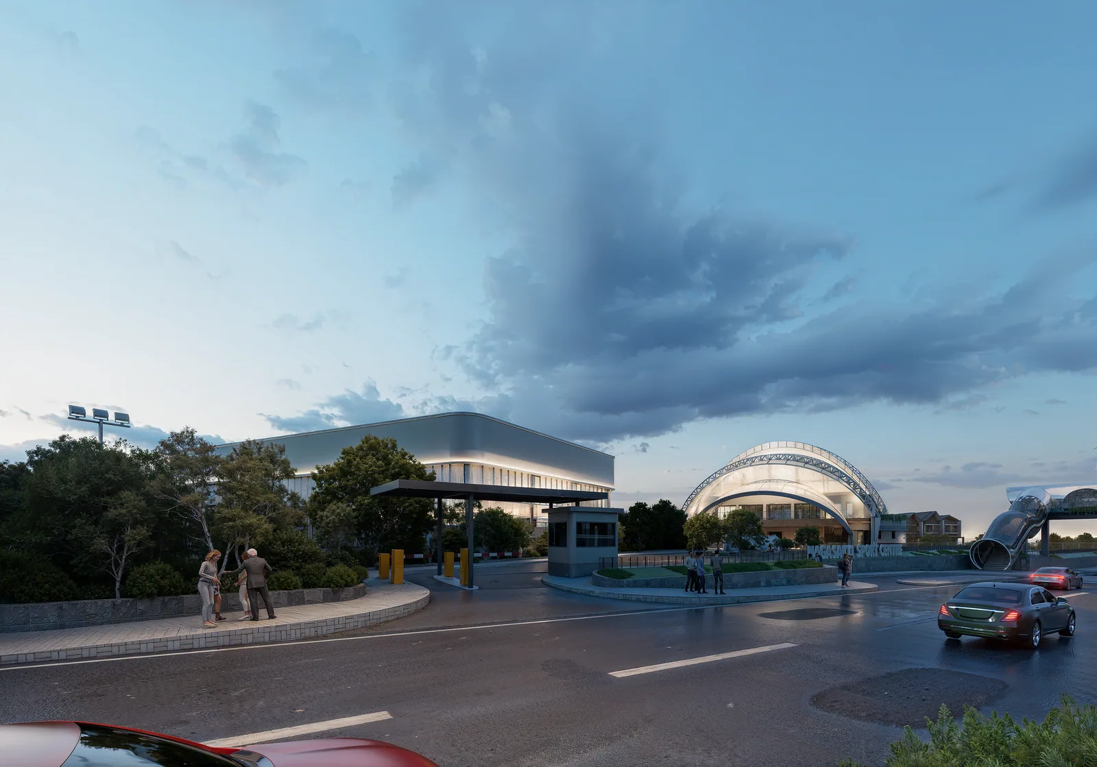 Exterior architectural render