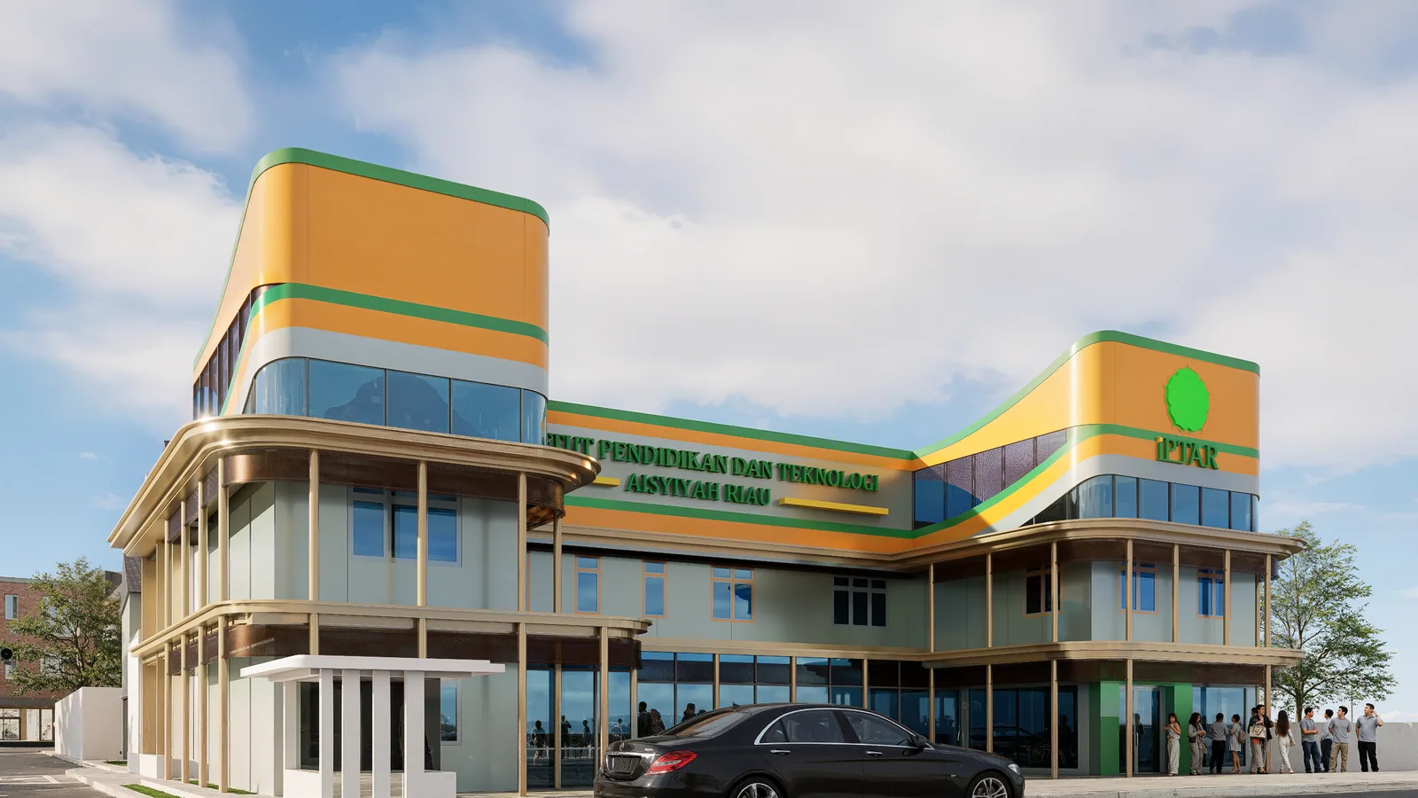 Exterior architectural render