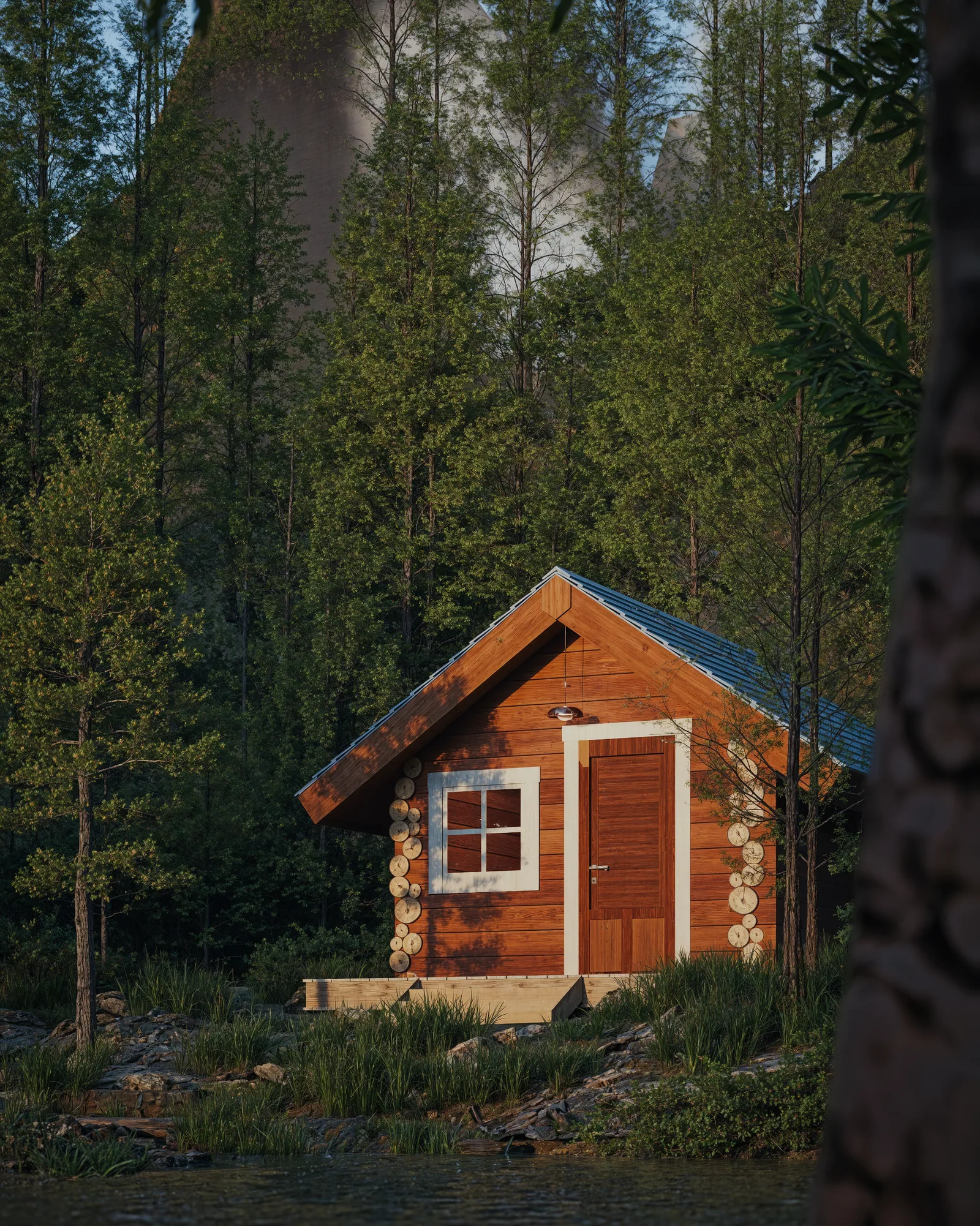 Exterior architectural render