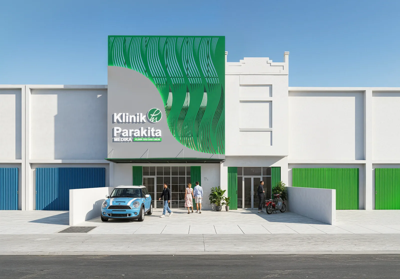 Exterior architectural render