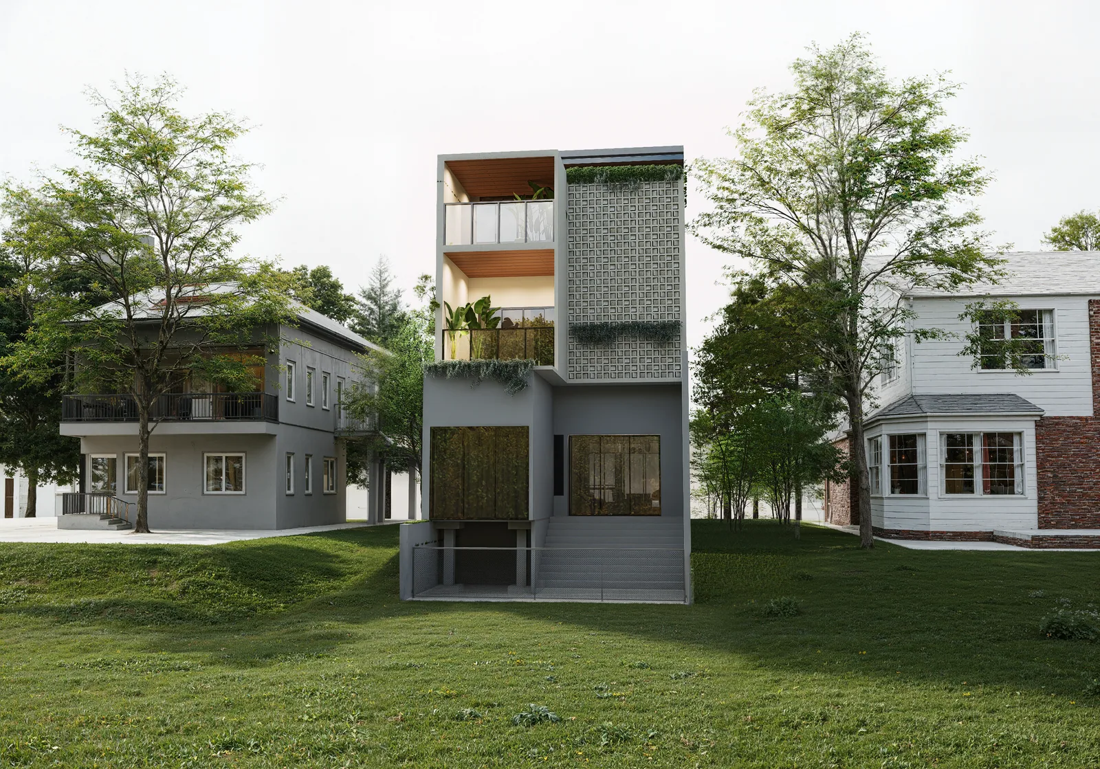 Exterior architectural render