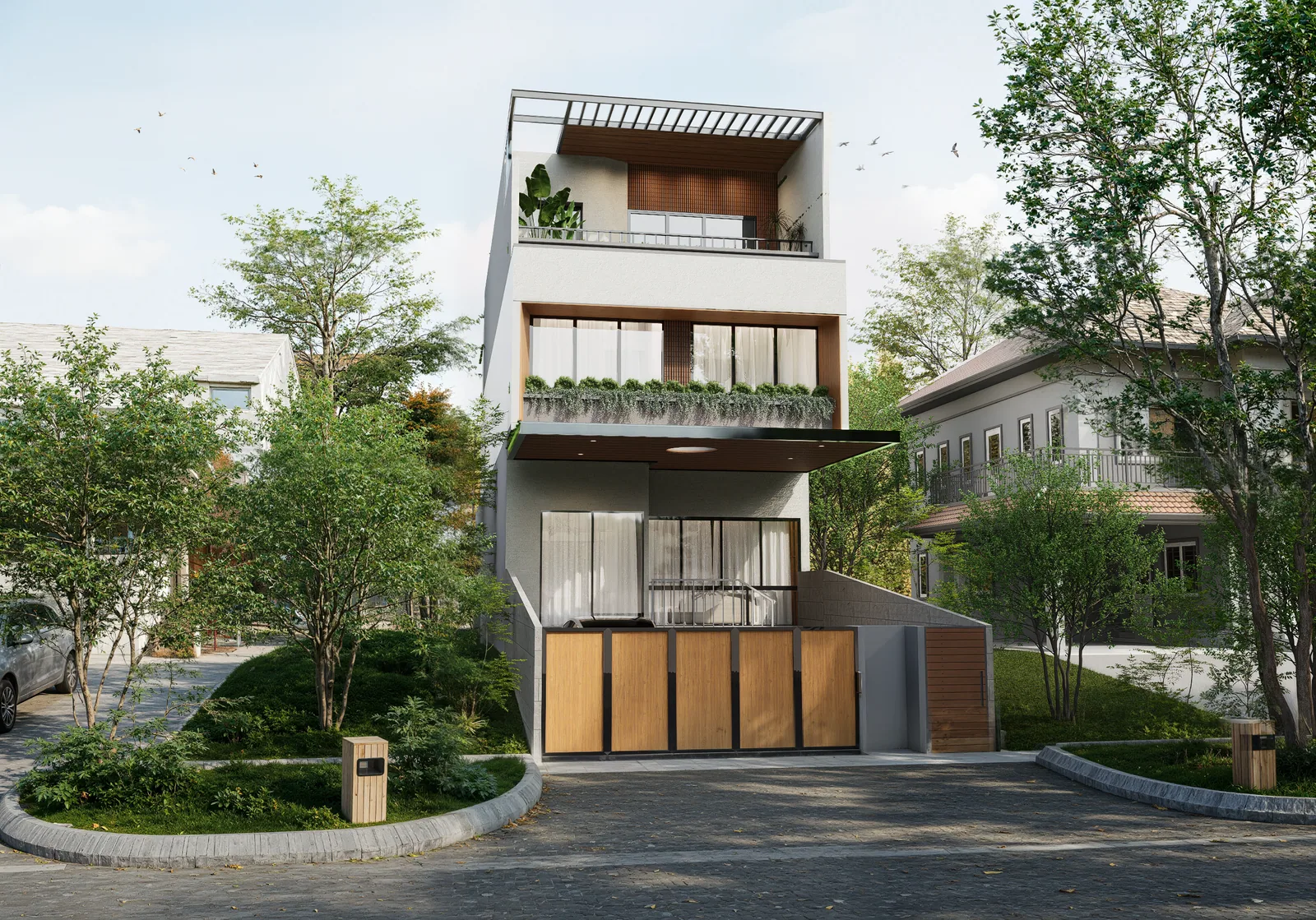 Exterior architectural render