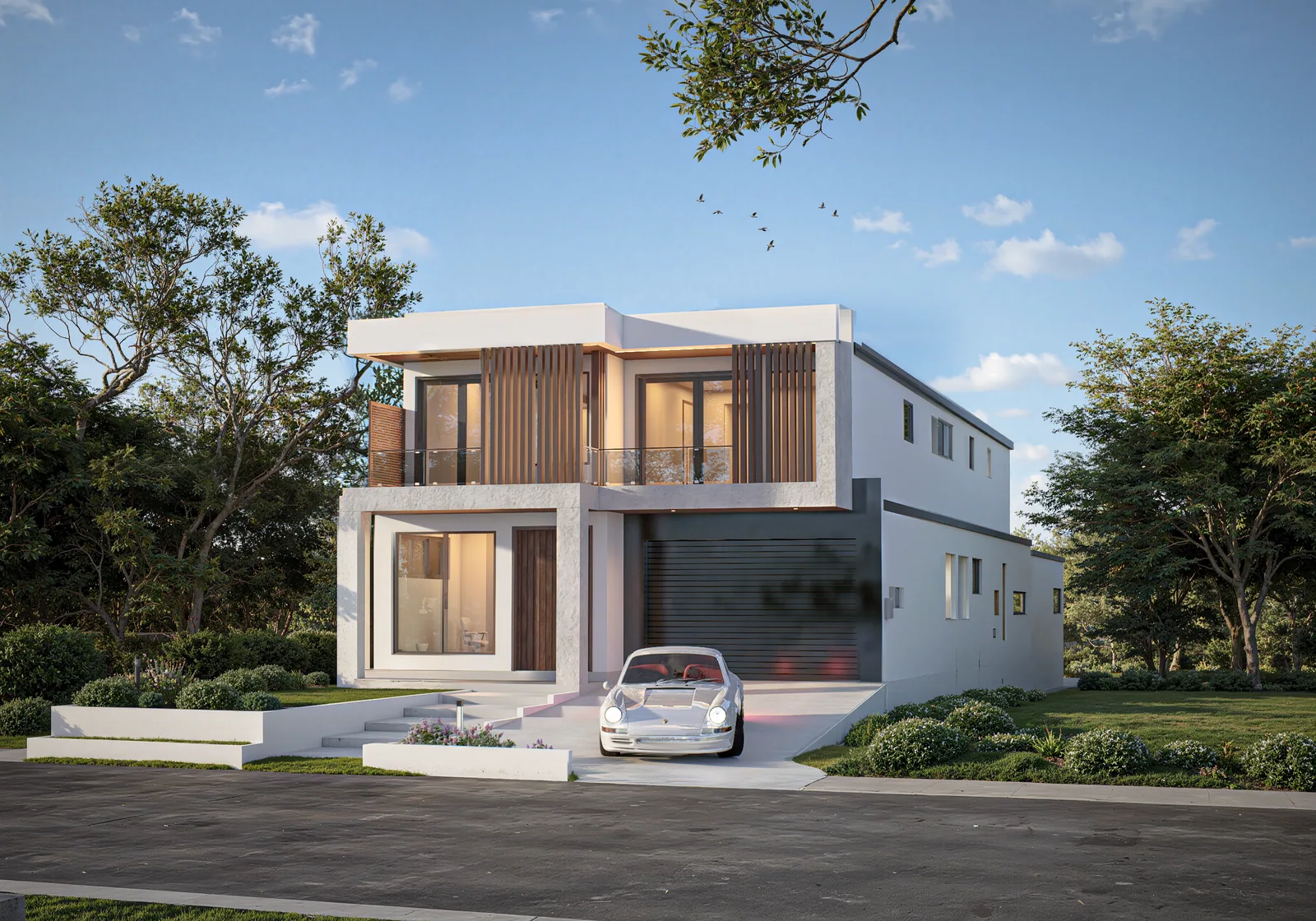 Exterior architectural render