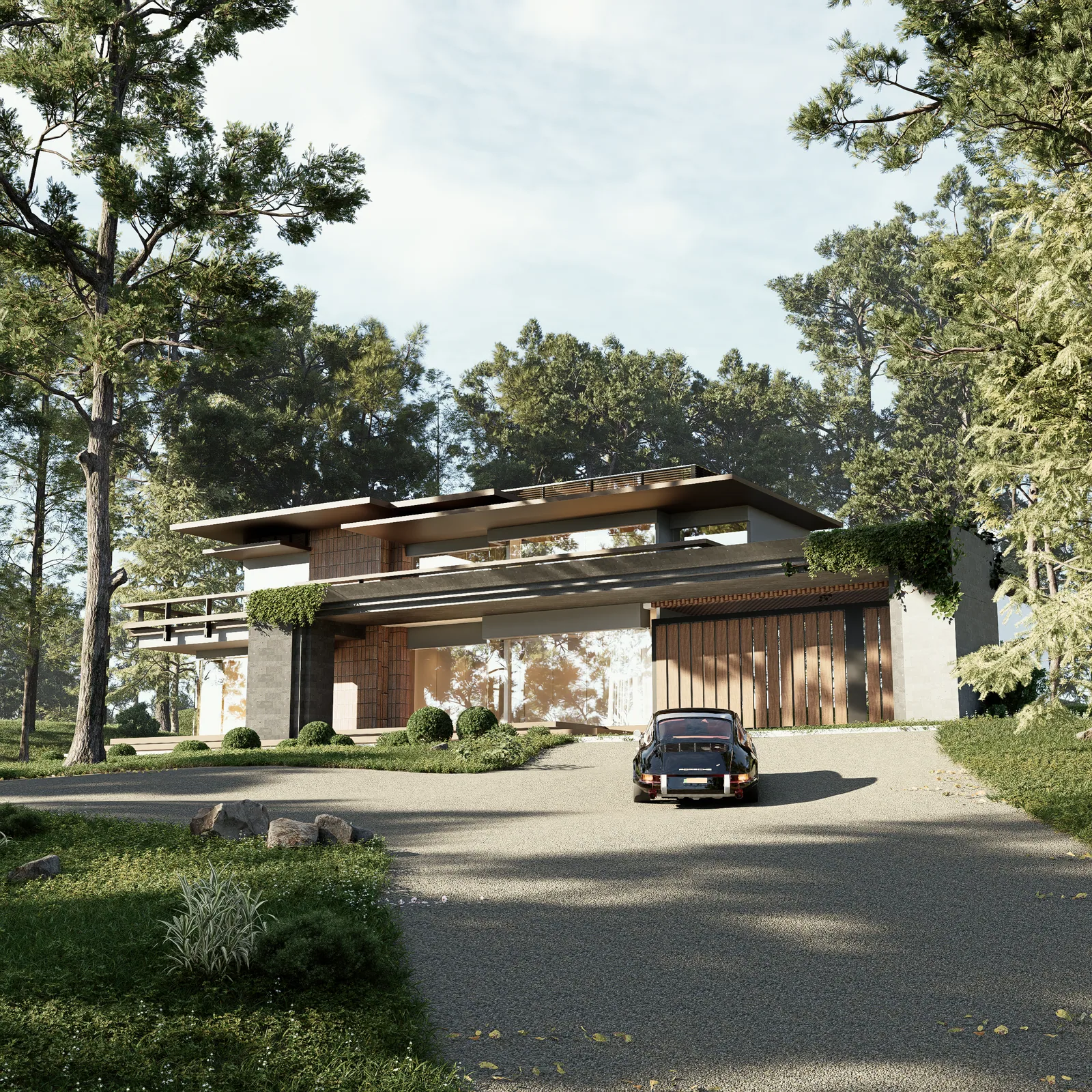 Exterior architectural render