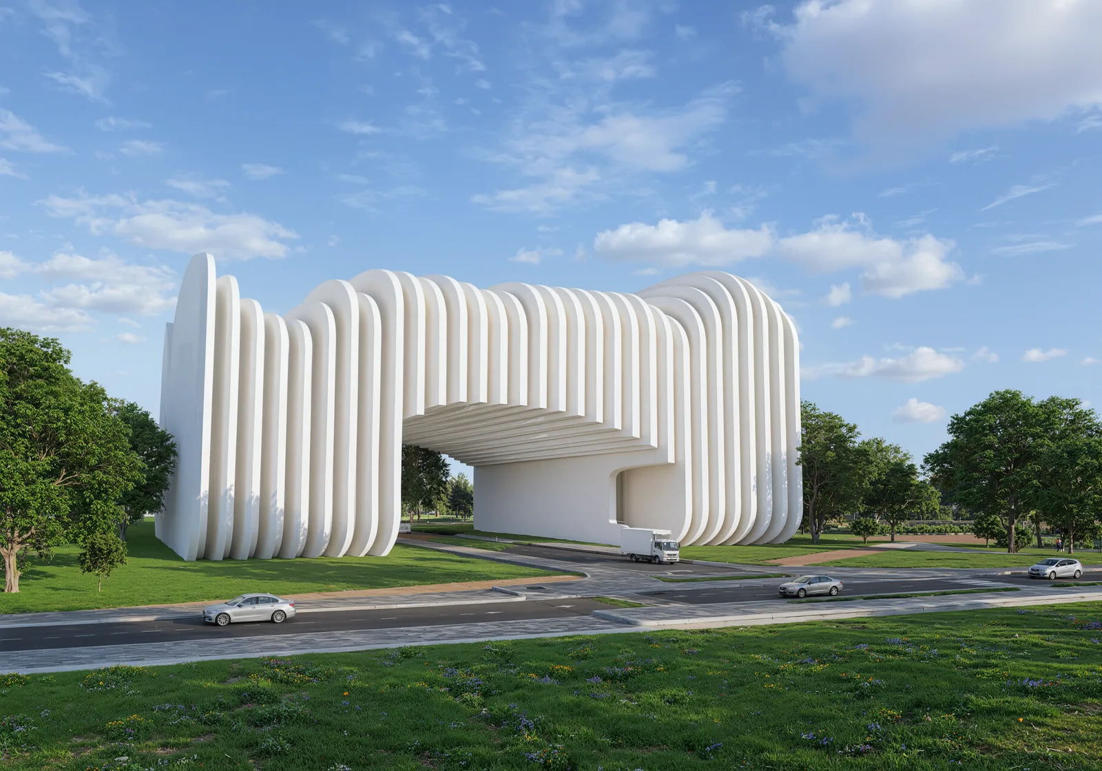 Exterior architectural render