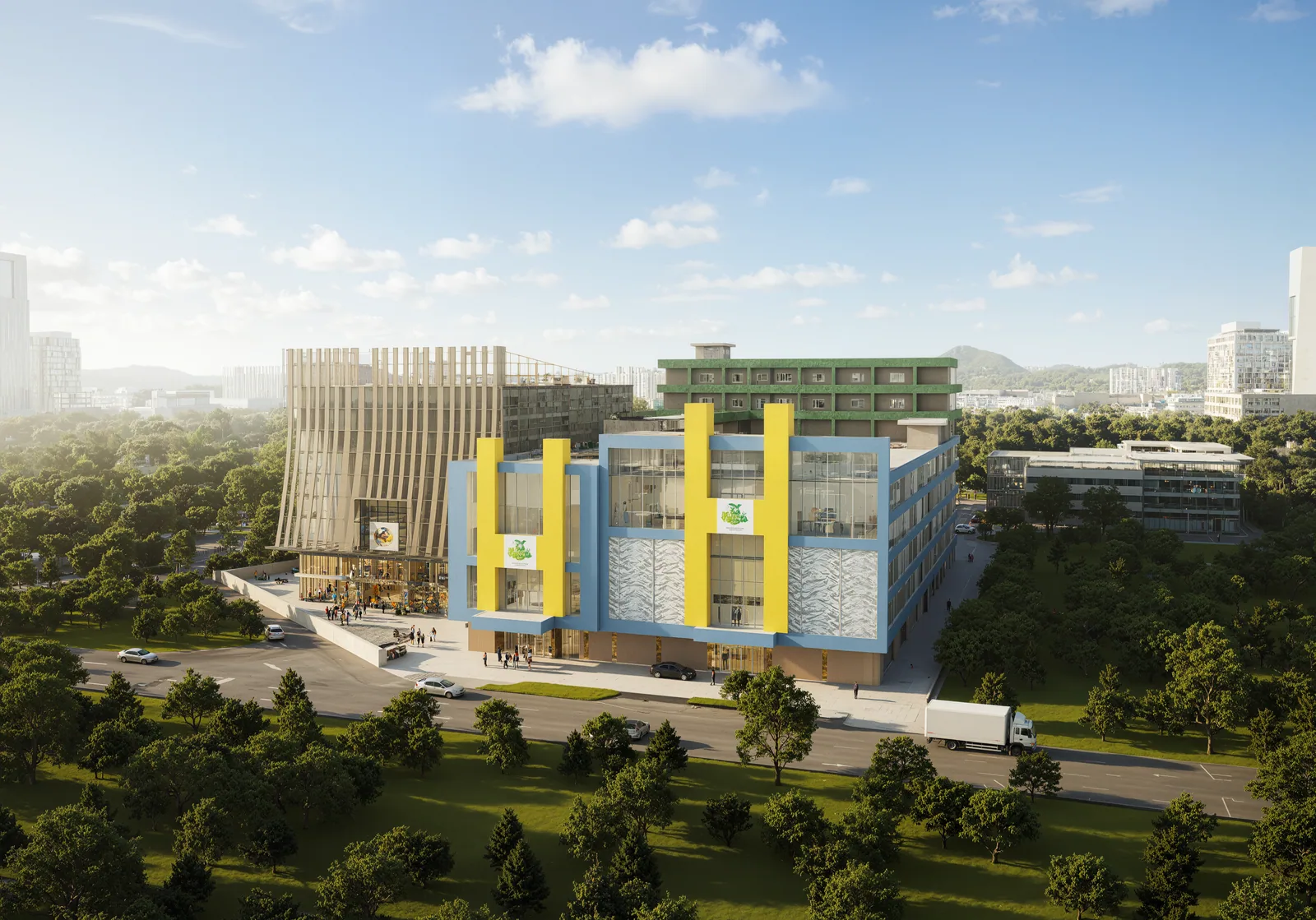 Exterior architectural render