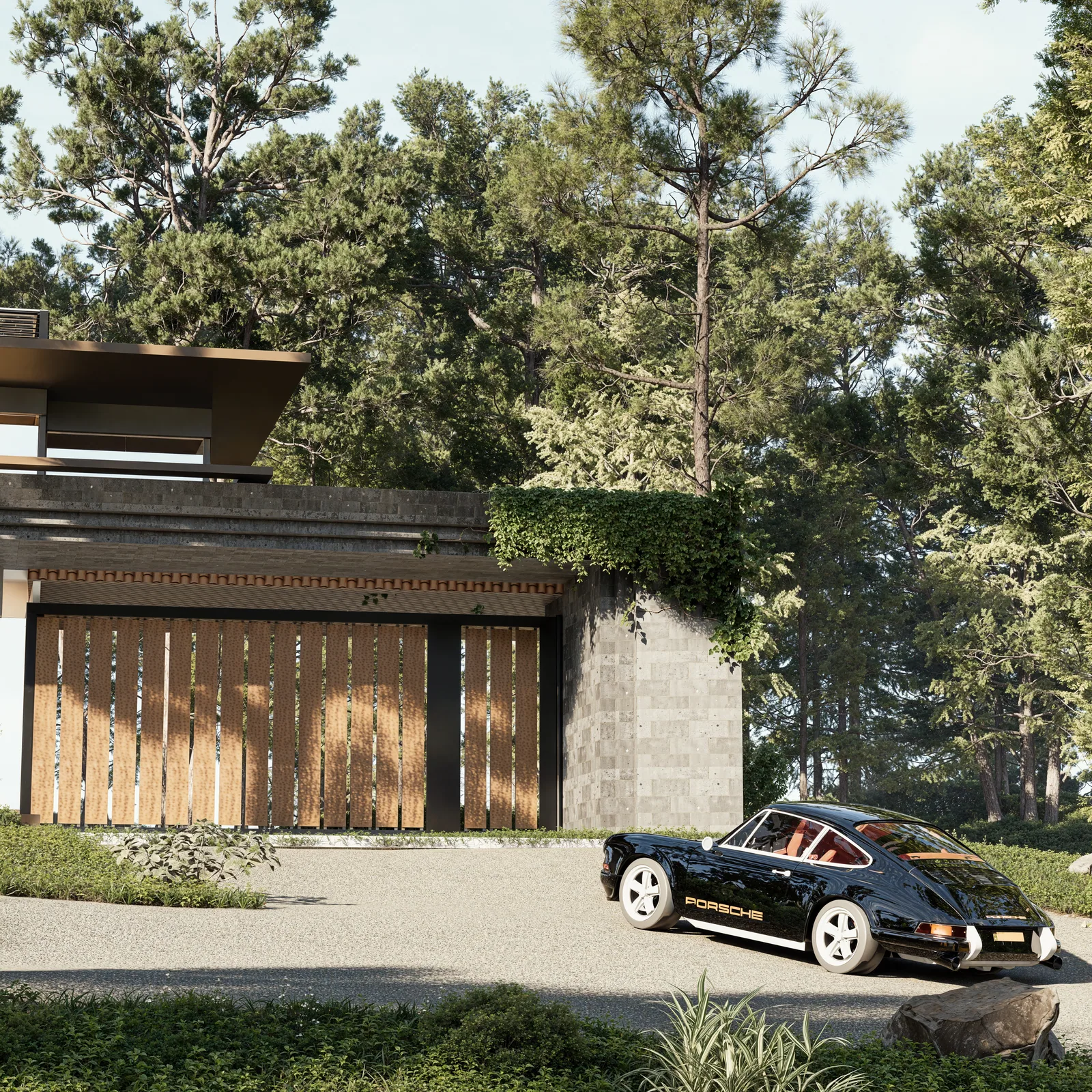 Exterior architectural render