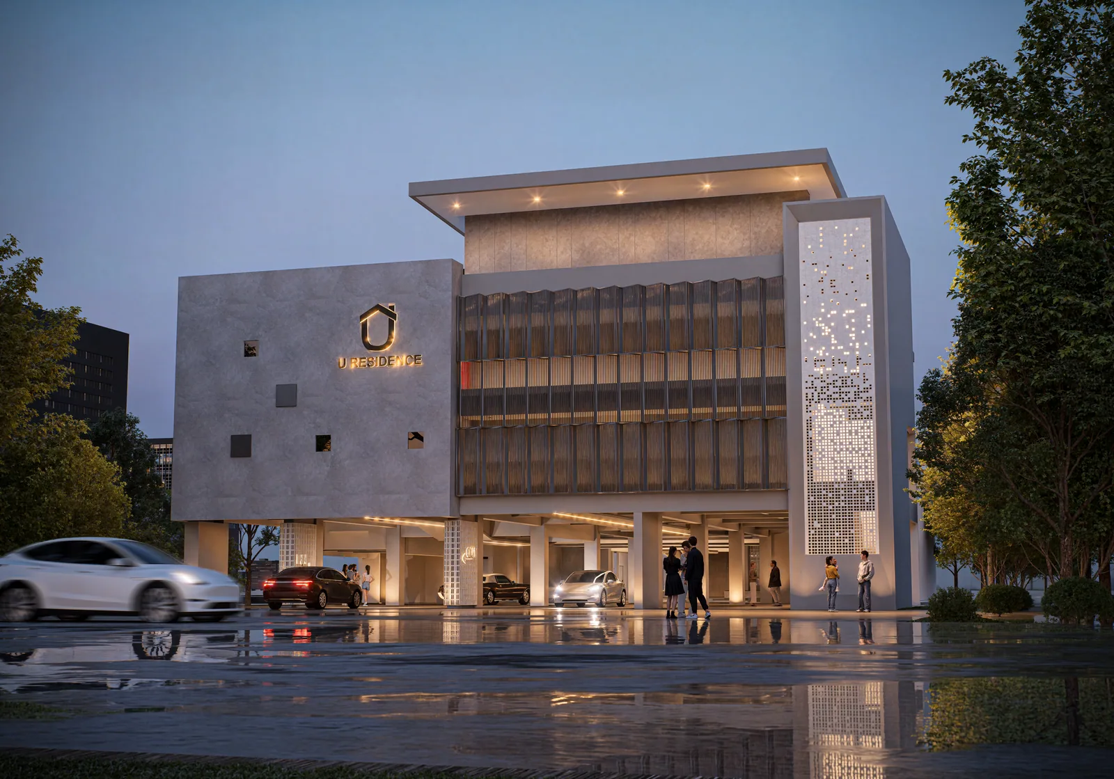 Exterior architectural render