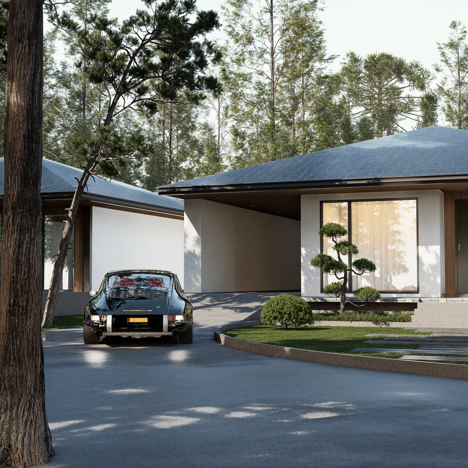 Exterior architectural render