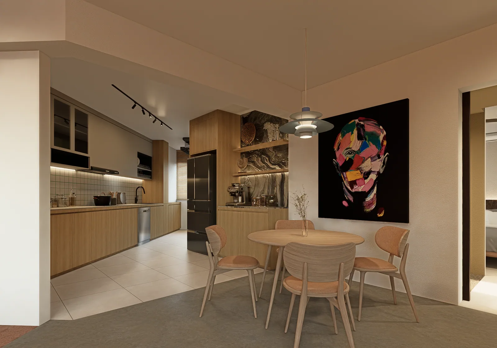 Interior architectural render