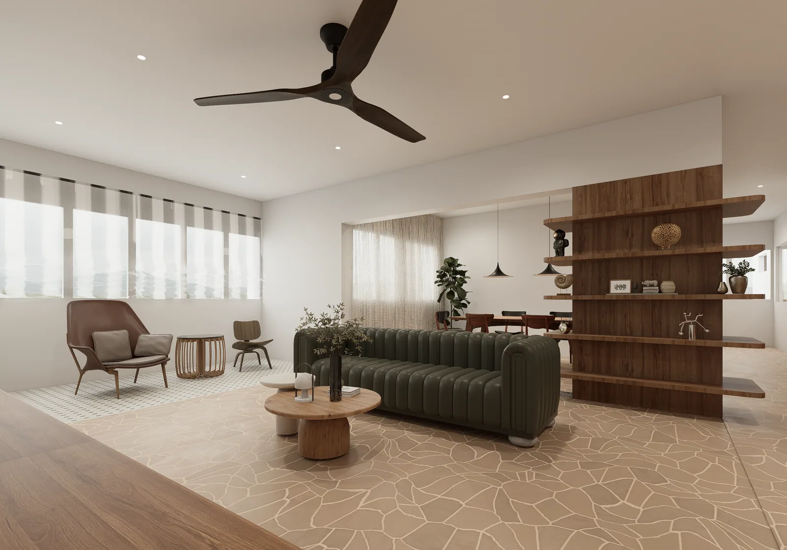 Interior architectural render