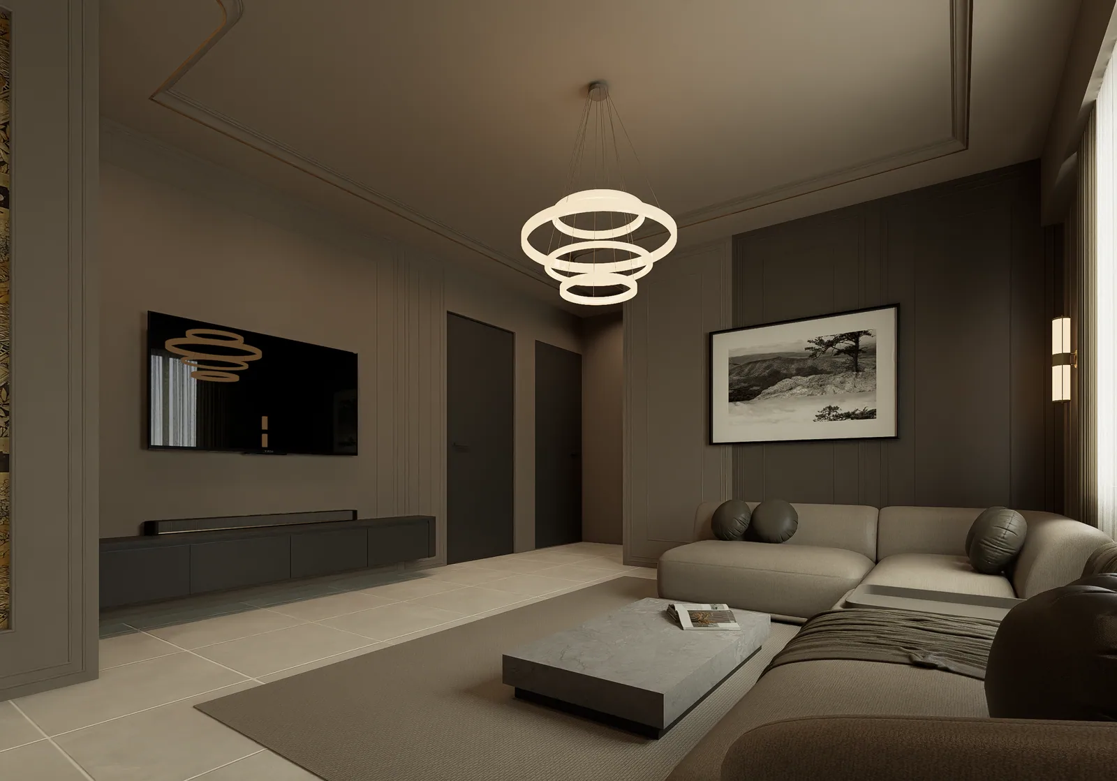 Interior architectural render
