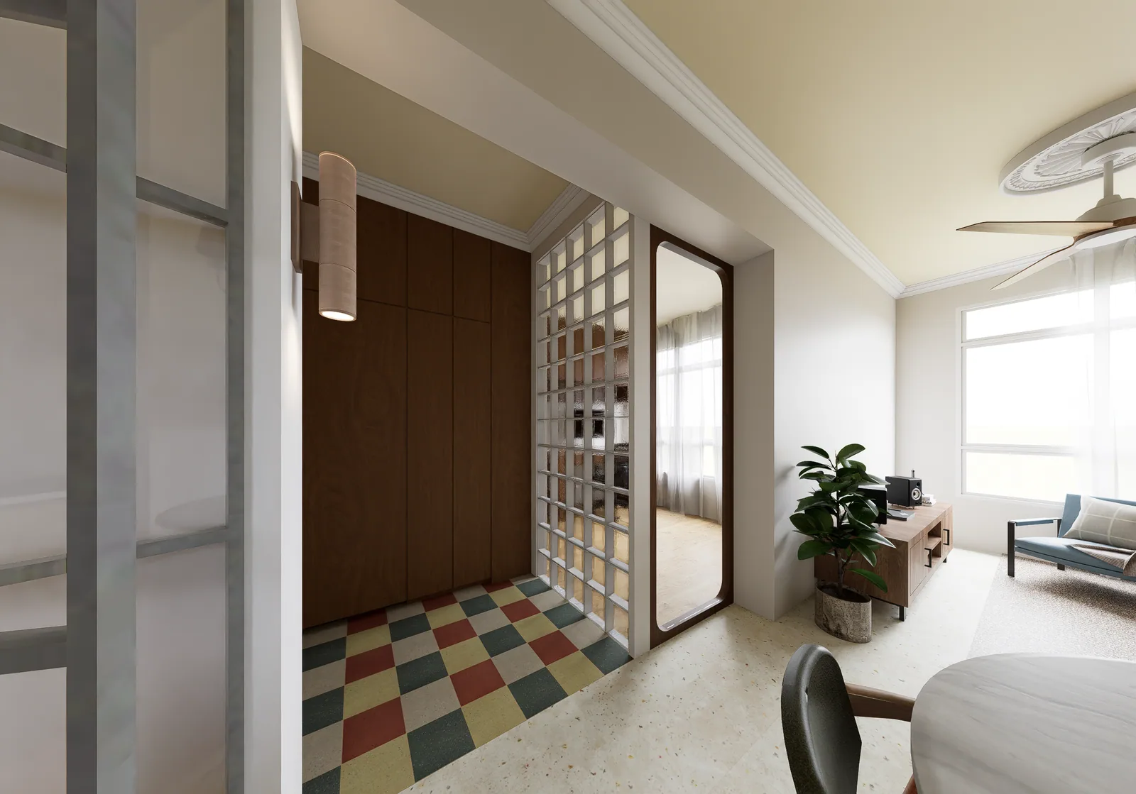 Interior architectural render