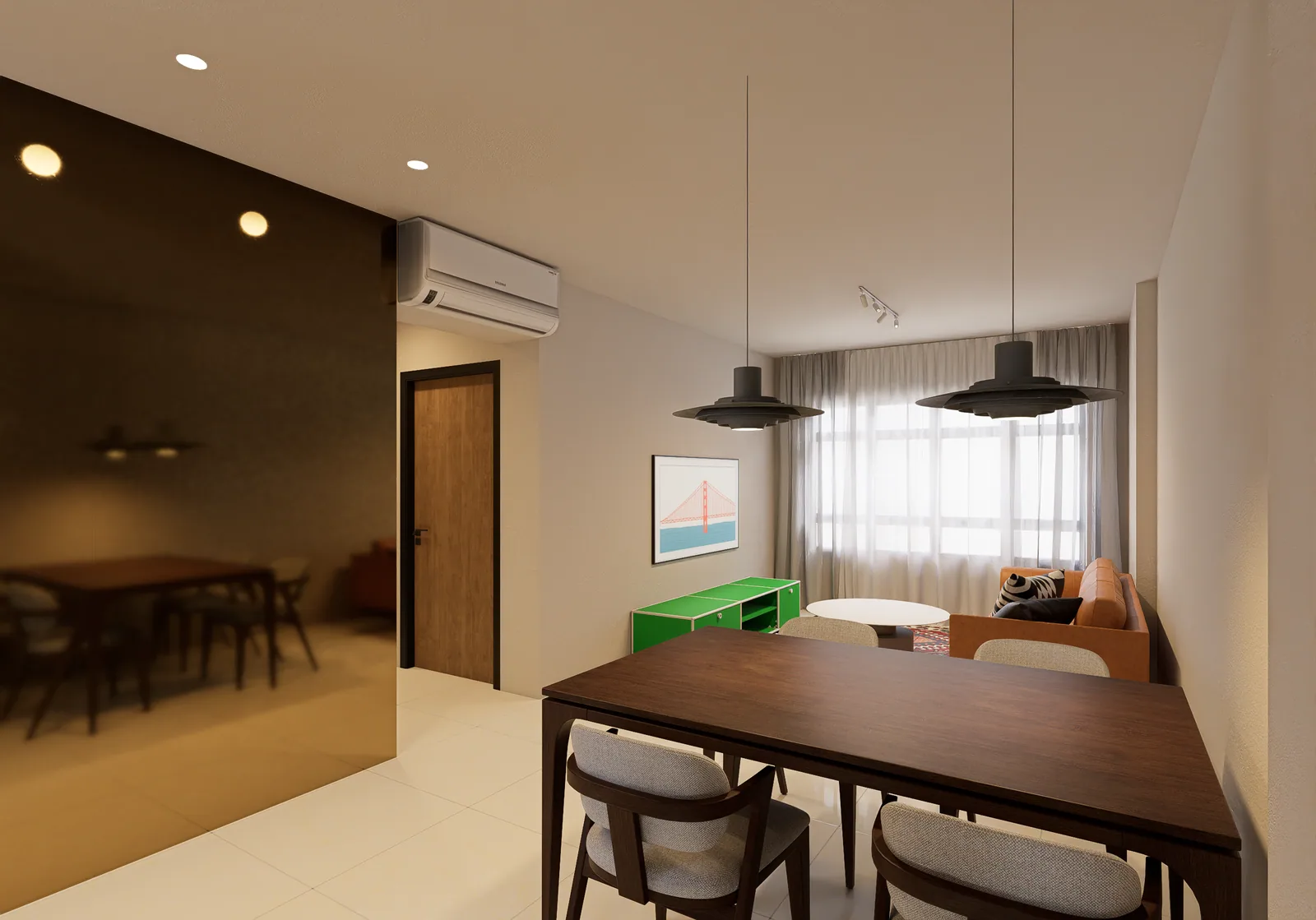 Interior architectural render